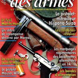 gazette des armes 319 , carabines r&eacute;volvers, fusil martini-henry, pm hispano suiza,