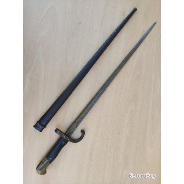 Ep�e ba�onnette 1879 roumaine Peabody fabrication steyr