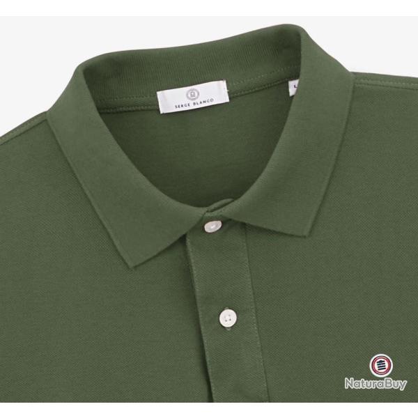 Serge Blanco POLO LUCAS MANCHES COURTES ROUILLE