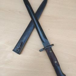 Ba&iuml;onnette mod&egrave;le 1948 pour mauser M48 fabrication yougoslave version export contrat Syrie