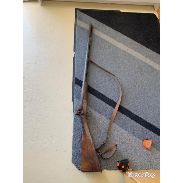 Fusil juxtapos� poudre noire