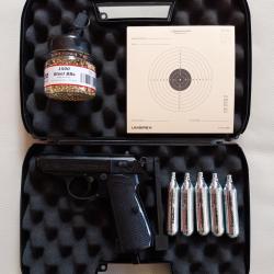 UMAREX WALTHER PPK/S CO2 calibre 4,5 mm blowback full m&eacute;tal LIVRAISON GRATUITE!