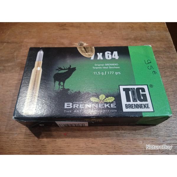 Balle BRENNEKE cal 7x64