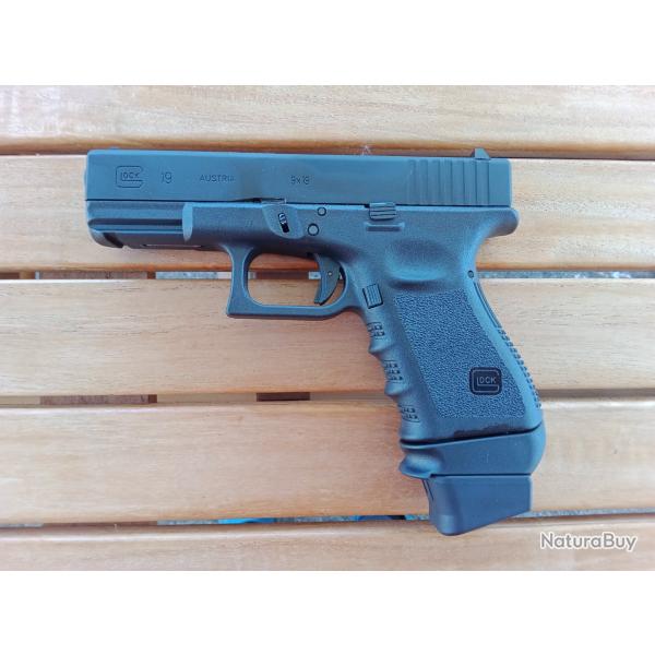 pistolet Glock 19 cybergun airsoft CO2 gaz sparclette