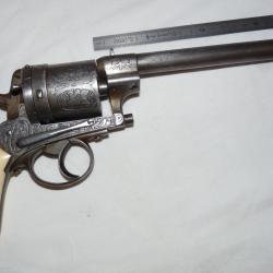GROS REVOLVER &laquo;&nbsp;MONTENEGRIN&nbsp;&raquo; TYPE GASSER 11mm A RESTAURER. CATEGORIE D