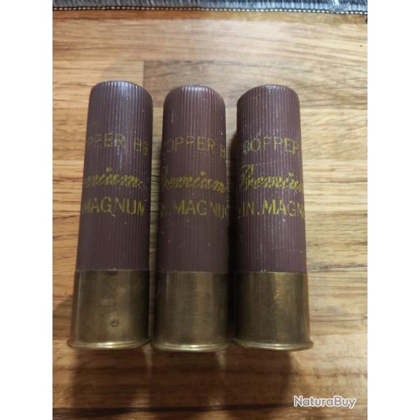 3 cartouches F�d�ral 10/89 Premium BB