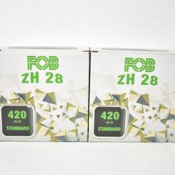 100  Cartouches FOB ZH28 N&deg;6 calibre 12