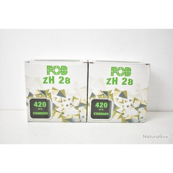 100  Cartouches FOB ZH28 N�6 calibre 12