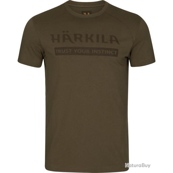 T-SHIRT HARKILA LOGO S/S WILLOW GREEN TAILLE XXXL NEUF