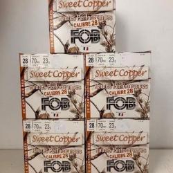 125 Cartouches Fob Sweet Copper Cal 28 N&deg;6