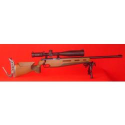 ANSCHUTZ 54 MATCH 1807+ Lunette de BENCH 10-40X50 + Bipied pivotant + Dioptre + Guidon sous tunnel