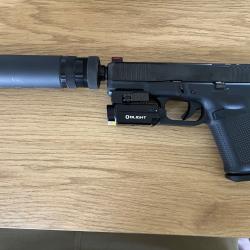 Glock 19 GEN 5 MOS Filet&eacute; 9mm