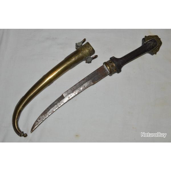 POIGNARD  ORIENTAL AFRIQUE DU NORD-KHOUMIA /MAROC-POIGNARD ETHNIQUE.MOROCCAN DAGGER  KHOUMIA (2)