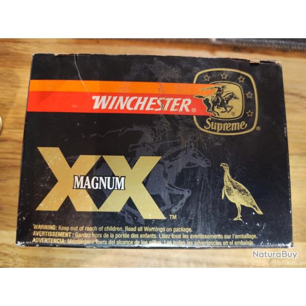 9 cartouches Winchester 10/89 XX Magnum n�6