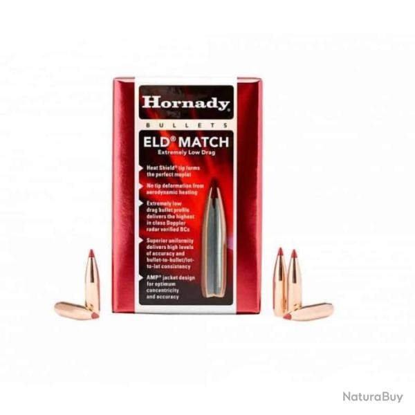 ogives x100 6.5 147gr eld match hornady vrac provenant d'un lot de 2000