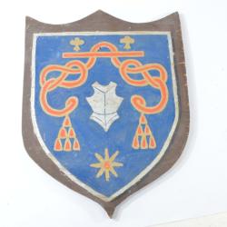 Ancien blason peint insigne 6e R&eacute;giment de Cuirassiers 6 RC
