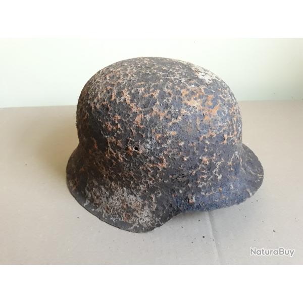 casque allemand de fouille WW 2 cerclage interieur