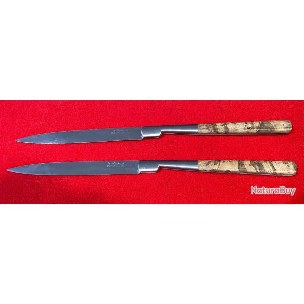 COUTEAU VENDETTA G�ANT OUVERT= 53 cm, FERM� = 25 cm MANCHE LOUPE D'OLIVIER OU DE CH�NE SUR COMMANDE