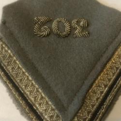 Rare Triangle de Bras Original en tissus Allemand WW2 - 302&egrave;me