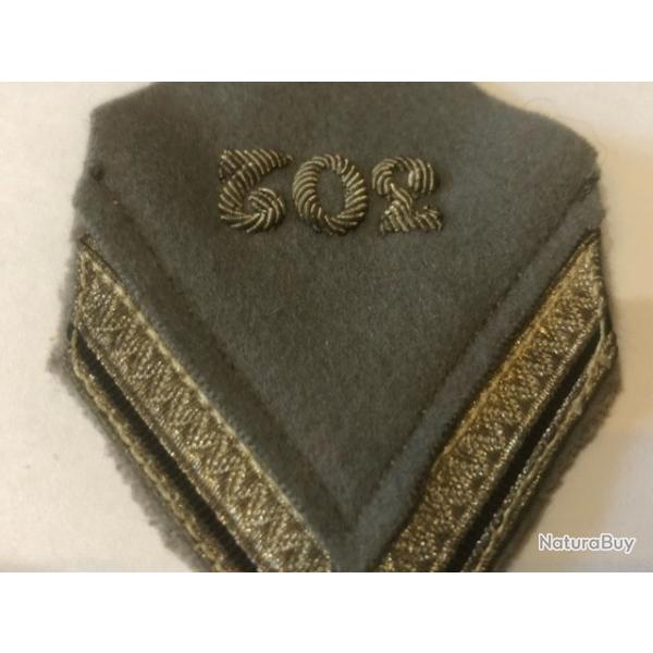 Rare Triangle de Bras Original en tissus Allemand WW2 - 302�me