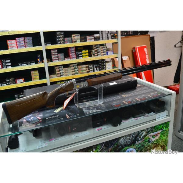 FUSIL SUPERPOSE DE TRAP BETTINSOLI X8 BANDE 1/2 HAUTE CALIBRE 12/76 CANON DE 76 CM BUSC REGLABL NEUF