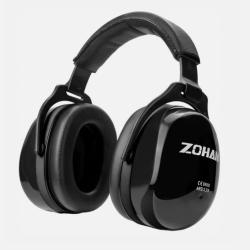 ZOHAN Casque Antibruit 28dB - Protection Auditive Confortable et R&eacute;glable Noir