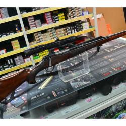 CARABINE A VERROU CHAPUIS CENTAURE STUTZEN CALIBRE 7X64 + MONTAGE PIVOTANT ET LKUNETTE DE BATTUE OCC