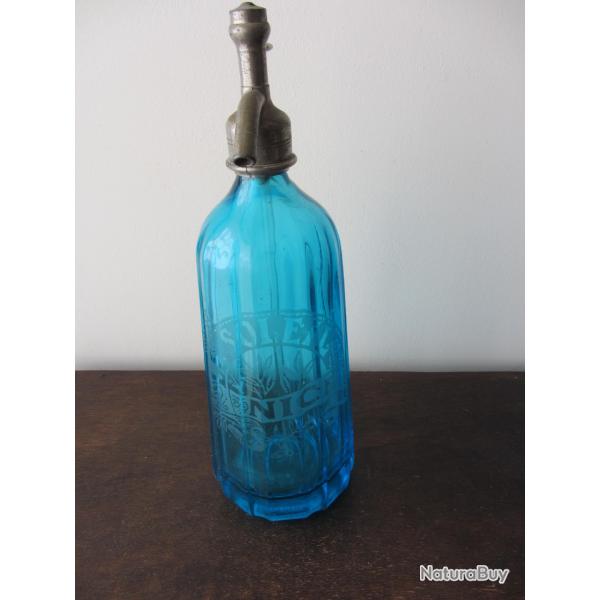 Siphon eau de Seltz "Le soleil" Nice 1935