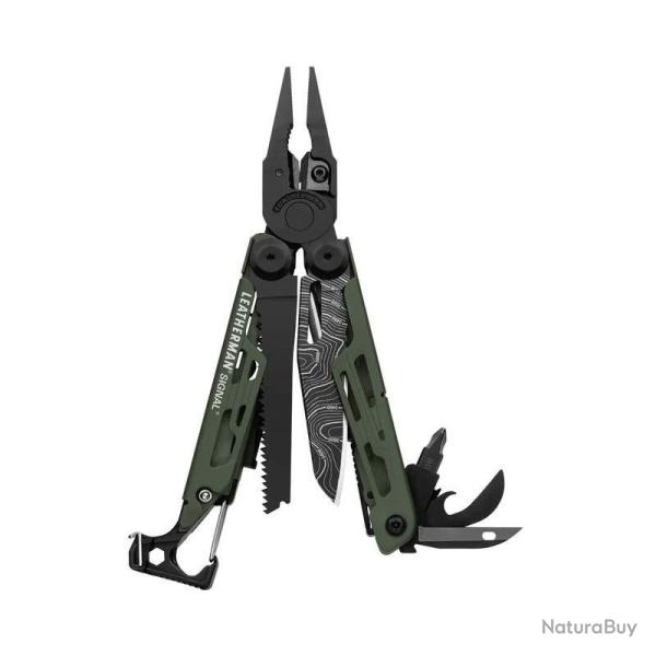 PINCE SIGNAL GREEN TOPO - LEATHERMAN NEUF U VERT