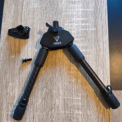 Bipied tikka carbone extensible 22cm en bon &eacute;tat g&eacute;n&eacute;ral.