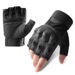 Gants Tactiques demi-doigts Noir ENCHERE 1 EURO