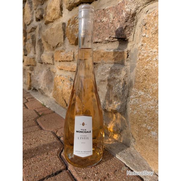 6 bouteilles ros� : Cotes de Provence Villa Moncigale "Cicada l'�veil" 2023