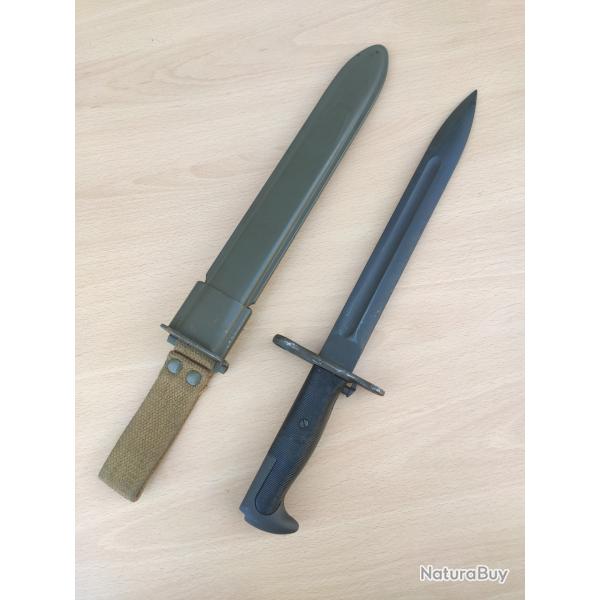 Ba�onnette M1 pour fusil garand de fabrication italienne WW2 US usa