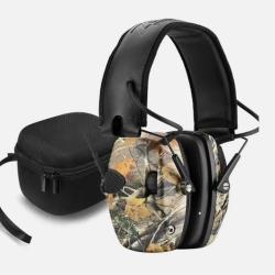 Casque Anti-Bruit &Eacute;lectronique Zohan Protection Auditive Chasse & Tir NRR 22dB Camouflage