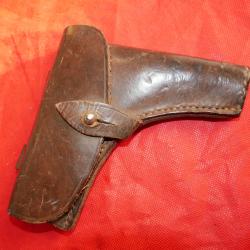 Etui Cuir de Niveau de pointage d artillerie CARPENTIER mortier mod&egrave;le 1916