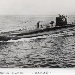 Carte Postale Sous-Marin Dana&euml; -N&deg;7781