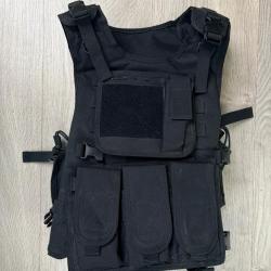 Gilet porte plaque airsoft