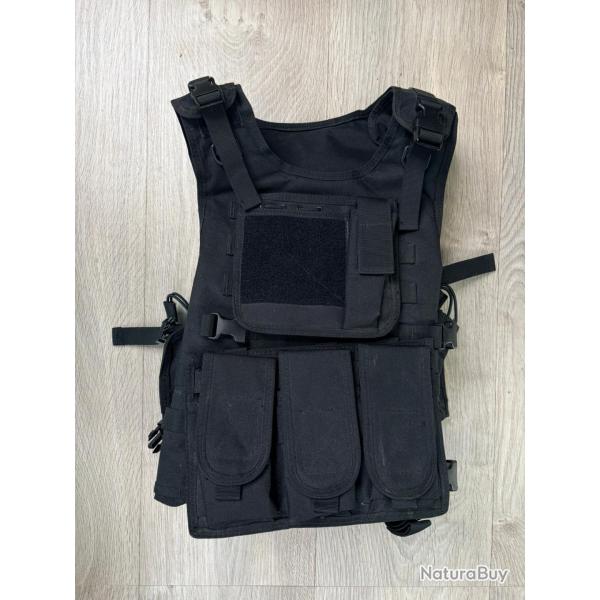 Gilet porte plaque airsoft