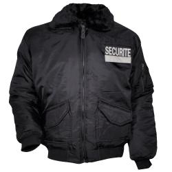 Blouson CWU S&eacute;curit&eacute; NOIR