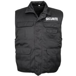 Gilet Rangers S&eacute;curit&eacute; NOIR