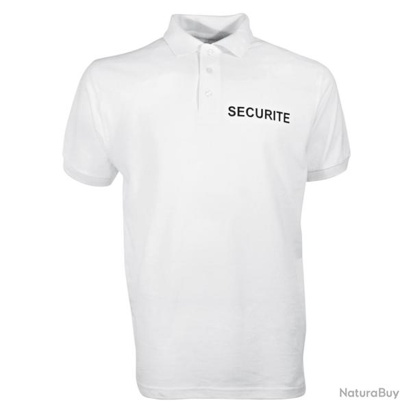 Polo coton S�curit� 3XL BLAN