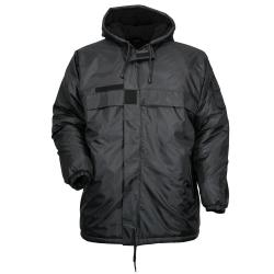 Coupe-vent fourr&eacute; imperm&eacute;able 4XL NOIR