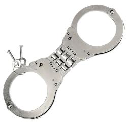 Menottes &agrave; charni&egrave;res TOE professionnelles NICKEL