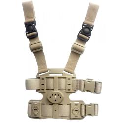 Plaque de cuisse 2 sangles ceinturon 8K18 COYOTE