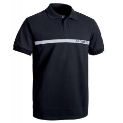 Polo S&eacute;cu-One S&eacute;curit&eacute; bande grise XS NOIR