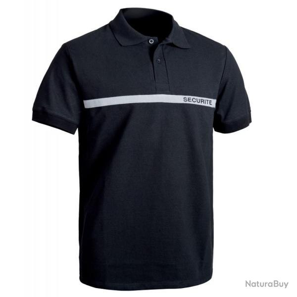 Polo S�cu-One S�curit� bande grise XS NOIR