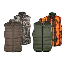 GILET CHASSE WARM REVERSIBLE WETM