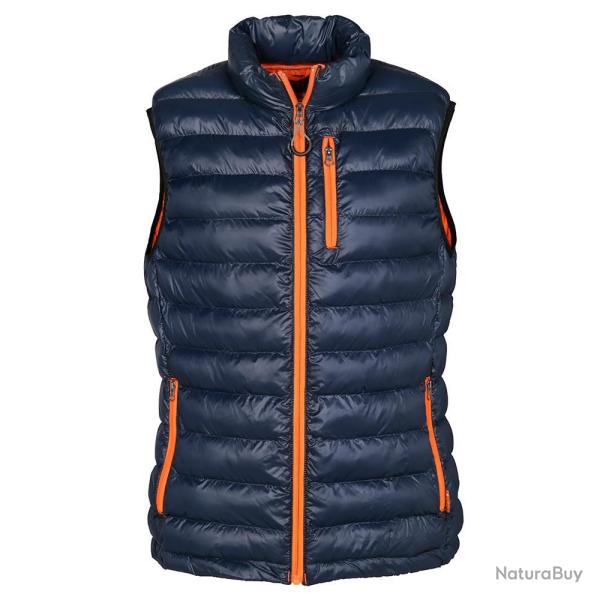 GILET MATELASSE TREKKING M BLEU