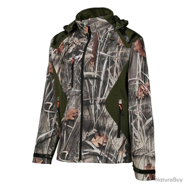 BLOUSON CHASSE SOFTSHELL GHOSTCAMO WET WET
