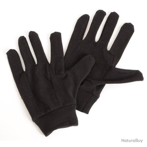 GANTS FINS CHASSE LYCRA L NOIR